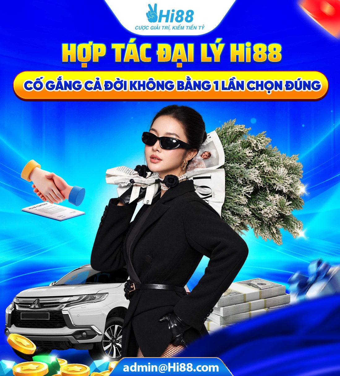 Hợp tác đại lý cùng Hi88
